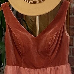 BOHO Velvet & Tulle RENZRAGS Formal Dress